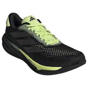 Încălțăminte de alergare pentru bărbați adidas Supernova Stride 2 Core Black/Iron Metallic/Pulse Lime  UK 9,5
