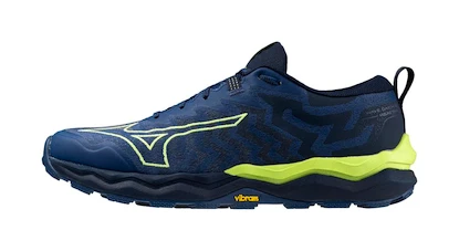 Încălțăminte de alergare pentru bărbați Mizuno  Wave Daichi 8 Navy Peony/Sharp Green/Dress Blues  UK 7