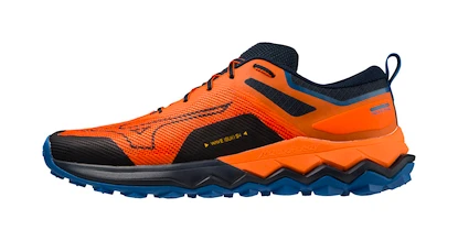 Încălțăminte de alergare pentru bărbați Mizuno Wave Ibuki Wave Ibuki 4 Tigerlily/Dress Blues/Snorkel Blue