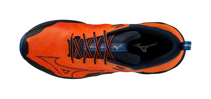 Încălțăminte de alergare pentru bărbați Mizuno Wave Ibuki Wave Ibuki 4 Tigerlily/Dress Blues/Snorkel Blue