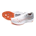 Încălțăminte de alergare pentru bărbați Mizuno Wave Rebellion Sonic 2 White/Hot Coral/Harbor Mist