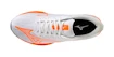 Încălțăminte de alergare pentru bărbați Mizuno Wave Rebellion Sonic White/Light Orange/Blue Ashes