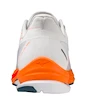 Încălțăminte de alergare pentru bărbați Mizuno Wave Rebellion Sonic White/Light Orange/Blue Ashes