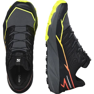 Încălțăminte de alergare pentru bărbați Salomon Thundercross  Black / Quiet Shade / Neon Flame  UK 10,5