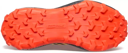 Încălțăminte de alergare pentru bărbați Saucony  Endorphin TRAIL vizigold/vizired  UK 12