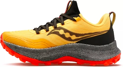 Încălțăminte de alergare pentru bărbați Saucony  Endorphin TRAIL vizigold/vizired  UK 12