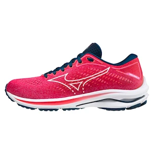 Încălțăminte de alergare pentru femei Mizuno  Wave Rider Wave Rider 25 / Phlox Pink / White / Gibraltor Sea  UK 5