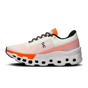 Încălțăminte de alergare pentru femei On Cloudmonster 2 White/Flame  EUR 42