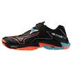Încălțăminte de sală pentru bărbați Mizuno  Wave Lightning Z8 Black/Neon Flame