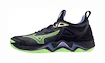 Încălțăminte de sală pentru bărbați Mizuno  WAVE MOMENTUM 3 Evening Blue/Techno Green/Iolite