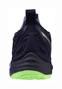 Încălțăminte de sală pentru bărbați Mizuno  WAVE MOMENTUM 3 Evening Blue/Techno Green/Iolite