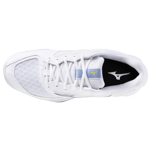 Încălțăminte de sală pentru bărbați Mizuno  Wave PHANTOM 3 White/Bellwether Blue  EUR 42,5