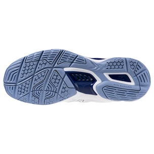 Încălțăminte de sală pentru bărbați Mizuno  Wave PHANTOM 3 White/Bellwether Blue  EUR 42,5