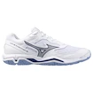 Încălțăminte de sală pentru bărbați Mizuno  Wave PHANTOM 3 White/Bellwether Blue  EUR 42,5