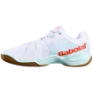 Încălțăminte de sală pentru femei Babolat  Shadow Spirit White/Light Blue