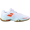 Încălțăminte de sală pentru femei Babolat  Shadow Spirit White/Light Blue