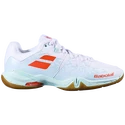 Încălțăminte de sală pentru femei Babolat  Shadow Spirit White/Light Blue
