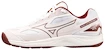 Încălțăminte de sală pentru femei Mizuno  Cyclone Speed 4 White/Cabernet