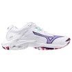 Încălțăminte de sală pentru femei Mizuno  Wave Lightning Z8 W White/Violet Indigo  EUR 39