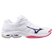Încălțăminte de sală pentru femei Mizuno  Wave VOLTAGE 2 W White/Violet Indigo  EUR 40