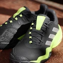 Încălțăminte de tenis pentru bărbați adidas Barricade 13 M Clay Core Black/Lucid Lemon