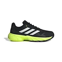 Încălțăminte de tenis pentru bărbați adidas  Courtjam Control 3 Clay Carbon/Lucid Lemon  EUR 46 2/3