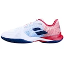 Încălțăminte de tenis pentru bărbați Babolat  Mach 3 AC Men Wide White/Estate Blue