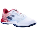 Încălțăminte de tenis pentru bărbați Babolat  Mach 3 AC Men Wide White/Estate Blue