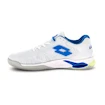 Încălțăminte de tenis pentru bărbați Lotto Mirage 100 II Clay All White/Dodgers Blue