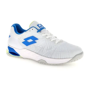 Încălțăminte de tenis pentru bărbați Lotto Mirage 100 II Clay All White/Dodgers Blue