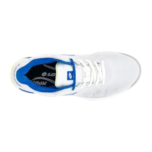 Încălțăminte de tenis pentru bărbați Lotto Mirage 100 II Clay All White/Dodgers Blue