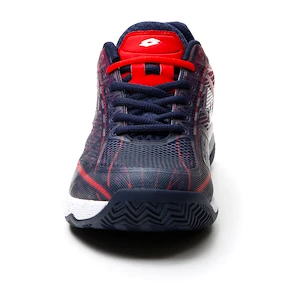 Încălțăminte de tenis pentru bărbați Lotto Mirage 300 Clay Navy Blue/All White
