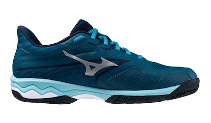 Încălțăminte de tenis pentru bărbați Mizuno Wave Exceed LIGHT 2 AC Moroccan Blue/White/Bluejay  EUR 44,5