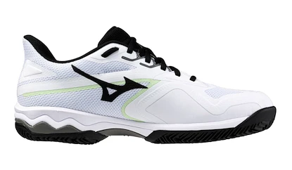 Încălțăminte de tenis pentru bărbați Mizuno Wave Exceed LIGHT 2 CC White/Metallic Gray/Black