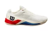 Încălțăminte de tenis pentru bărbați Wilson Rush Pro 4.0 Clay Snow White/Wilson Red  EUR 47 1/3