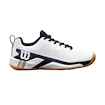 Încălțăminte de tenis pentru bărbați Wilson Rush Pro 4.5 Clay White/Navy Roland Garros
