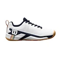 Încălțăminte de tenis pentru bărbați Wilson Rush Pro 4.5 Clay White/Navy Roland Garros