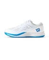 Încălțăminte de tenis pentru bărbați Wilson Rush Pro ACE White/Atomic Blue