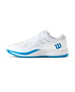 Încălțăminte de tenis pentru bărbați Wilson Rush Pro ACE White/Atomic Blue