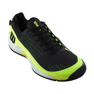 Încălțăminte de tenis pentru bărbați Wilson Rush Pro Extra Duty Black/Safety Yellow