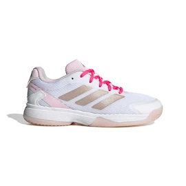 Încălțăminte de tenis pentru copii adidas Ubersonic Kids Off White/Silver Metallic