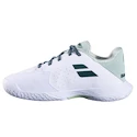 Încălțăminte de tenis pentru copii Babolat Propulse Jr 3 AC Wimbledon White/Dark Green