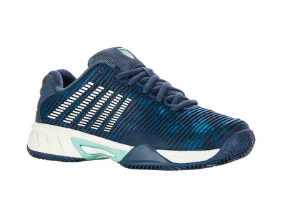 Încălțăminte de tenis pentru copii K-Swiss  Hypercourt Express 2 HB Indian Teal/Star White