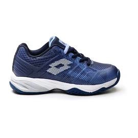 Încălțăminte de tenis pentru copii Lotto Mirage 300 III ALR JR Blue/All White