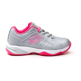 Încălțăminte de tenis pentru copii Lotto Mirage 300 III ALR JR Vapor Gray/Glamour Pink