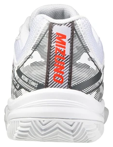 Încălțăminte de tenis pentru copii Mizuno  Breakshot 3 CC White/IgnititonRed  EUR 32,5