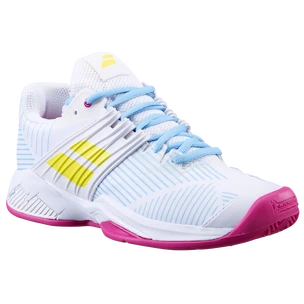 Încălțăminte de tenis pentru femei Babolat Propulse Fury Clay White/Sulphur Spring  EUR 36,5