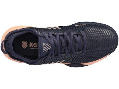 Încălțăminte de tenis pentru femei K-Swiss  Hypercourt Supreme HB Graystone/Peach  EUR 39
