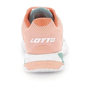 Încălțăminte de tenis pentru femei Lotto Mirage 100 II SPD W White/Melon Orange