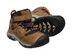 Încălțăminte outdoor pentru copii Keen Ridge Flex Mid Wp Bison/Red Carpet